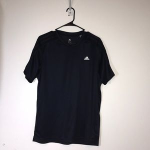 Adidas dark blue short sleeve shirt